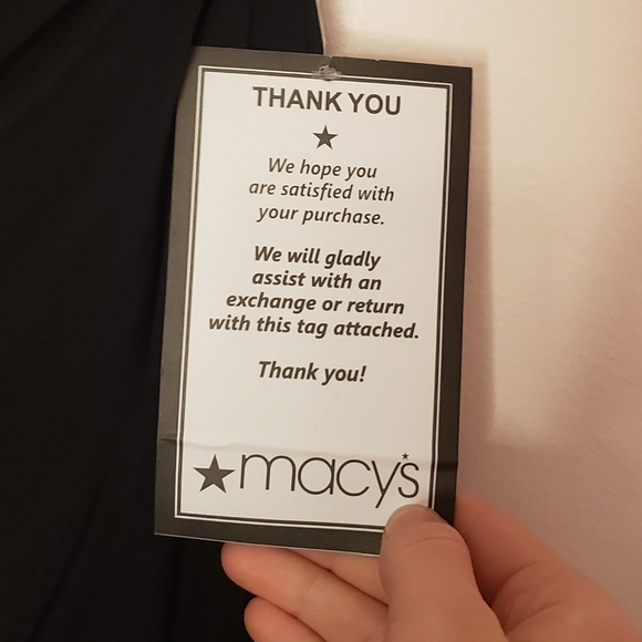 NWT Black Betsy &  Adam maxi dress with beaded sleeves retail $380 - Picture 8 of 11